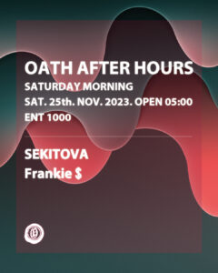 AFTER HOURS-SATURDAY MORNING-