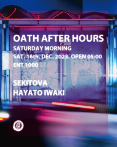 AFTER HOURS-SATURDAY MORNING-