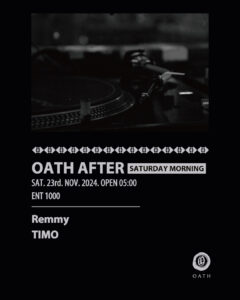 OATH AFTER HOURS -SATURDAY MORNING-