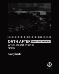 OATH AFTER HOURS -SATURDAY MORNING-